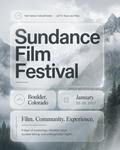 Sundance Film Festival | Jan 22-25, 2027